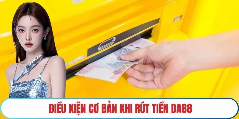 Điều kiện cơ bản khi rút tiền DA88